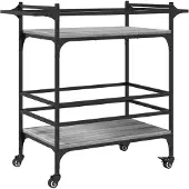 vidaXL Küchenwagen Grau Sonoma 82x40x78,5 cm Holzwerkstoff