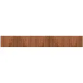 vidaXL Teppich Rechteckig Braun 70x500 cm Bambus