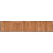 vidaXL Teppich Rechteckig Natur 60x300 cm Bambus