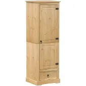 vidaXL Kleiderschrank Corona 55x50x170 cm Massivholz Kiefer