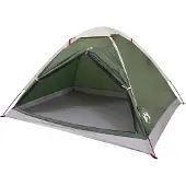vidaXL Kuppel-Campingzelt 4 Personen Grün Wasserdicht