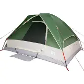 vidaXL Kuppel-Campingzelt 4 Personen Grün Wasserdicht