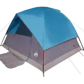 vidaXL Kuppel-Familienzelt 6 Personen Blau Wasserdicht