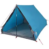 vidaXL Camping-Keilzelt 2 Personen Blau Wasserdicht