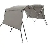 vidaXL 3-Bow Bimini-Top mit Seitenteilen 183x(185-198)x137 cm