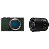 Panasonic Lumix S9 Body Dark Olive + Lumix S 85mm F/1.8