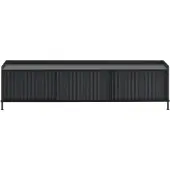 Muuto Enfold Sideboard, 186 x 48 cm, schwarz / anthrazit