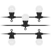 Rebel Außenlichterkette 50 LED warmweiß IP44 6m