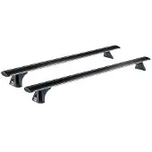 CRUZ Dachgepäckträgerstangen und Füße Airo Dark T118 - (2x) 925-773