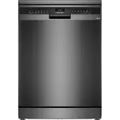 Siemens iQ300 SN23EC03ME, Freistehend, Standardgröße (60 cm), Schwarz, Edelstahl, Schwarz, Tasten, 1,75 m