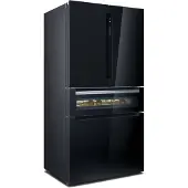 Siemens KF96RSBEA, Freistehend, French door, Schwarz, 572 l, SN-T, C