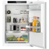 Siemens iQ500, Einbau-Kühlschrank, 88 x 56 cm, Flachscharnier mit Softeinzug KI21RADD1, 136 l, SN-ST, 28 dB, D, Weiß