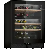 Bosch Serie 6 KWK16ABGB, Weinkühler mit Kompressor, Freistehend, 44 Flasche(n), 60 W, G, Schwarz