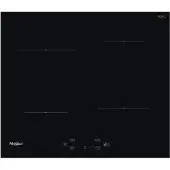 Whirlpool WS Q2760 BF, Schwarz, Integriert, 60 cm, Zonen-Induktionskochfeld, Glaskeramik, 4 Zone(n)