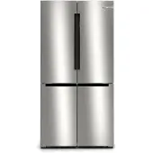 Bosch Serie 4 KFN96APEA, Freistehend, Mehrtürig, Edelstahl, 605 l, SN-T, C