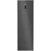 Siemens Kühl-Gefrier-Kombination KG36NXXBF 186x60cm gebürsteter schwarzer Stahl AntiFinger...