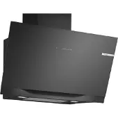 Bosch Serie 8 Kopffreihaube DWK91LT60, 90 cm, Klarglas schwarz bedruckt