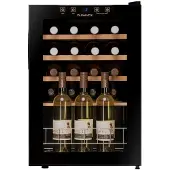 Dunavox Stand Weinkühler Home, 65cm, 62L, 20 Flaschen, schwarz, DXFH-20.62