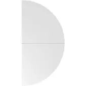 Hjh OFFICE PRO LA160 G - Ansatztisch 160x80 Grau