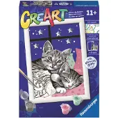 Ravensburger Sleepy Kitties, Malen nach Zahlen Set