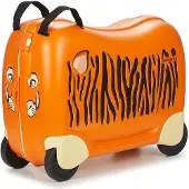 Samsonite Kinderkoffer "Dream2Go Ride-on Trolley, Tiger" 30 l 4 Rollen aus Polypropylen, mit Packriemen, mit Tragegriff oben