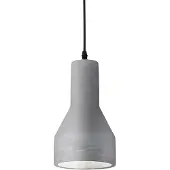 Ideal Lux Aufhängung Industrial-Minimal Oil-1 Metall Zement Grau 1 Licht E27
