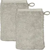 Cawö Waschlappen Pure Uni Chalk (6er-Set)