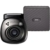 Fujifilm INSTAX PAL Digitalkamera, Gem Black + Drucker Link WIDE, Mocha Gray