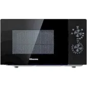 Hisense H20MOBP1, Arbeitsplatte, Solo-Mikrowelle, 20 l, 700 W, Drehregler, Schwarz