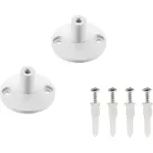 SLV Tenseo Seilsystem, Wandhalter, kurz, 2 Stück, weiß