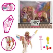 Toi-Toys LILLY Teenager-Puppe 15 cm – Puppe mit beweglichem Einhorn, Rollenspiel ab 3 Jahren