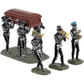 Lemax Halloween-figur Jazz funeral set of 4 (mix)