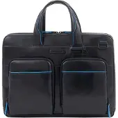 Piquadro Blue Square Computer Portfolio Briefcase 14'' night blue