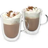 La Cafetière - Set Of 2 Tassen Of Heiße Schokolade, Glas