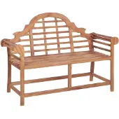 vidaXL Gartenbank 127x58,5x92,5 cm Massivholz Teak