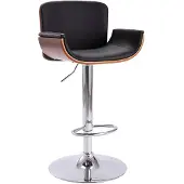 vidaXL Barhocker Schwarz Kunstleder