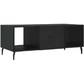 vidaXL Couchtisch Schwarz 102x50x40 cm Holzwerkstoff