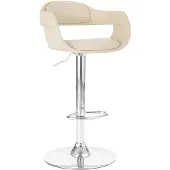 vidaXL Barhocker Weiß Kunstleder