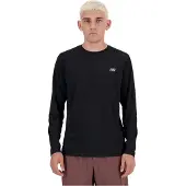 New Balance Sport Essential Long Sleeve Black Größe: L | Sportbekleidung Outlet | Herren | Schwarz