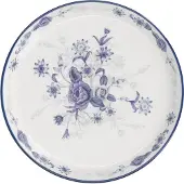 London Pottery Blue Rose 20 Cm Kuchenteller