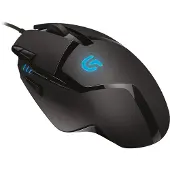 Logitech G Hyperion Fury, rechts, Optisch, USB Typ-A, 4000 DPI, 1 ms, Schwarz