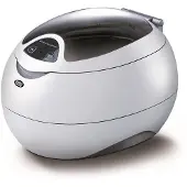Caso UltraSonicClean - CD/DVD silber Ultraschall Reinigungsgerät, Ultraschall Reinigungsgerät zur schnellen und schonenden Reinigung, Maße (B x H x T): 12,5 x 13 x 21 cm