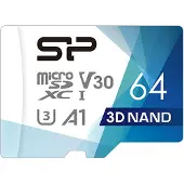 Silicon Power Superior Pro, 64 GB, MicroSDXC, Klasse 10, UHS-III, 100 MB/s, 80 MB/s