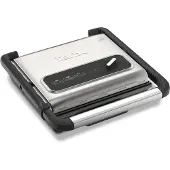Tefal GC242D38 Sandwichtoaster, Edelstahlgehäuse, 2000 Watt, Schräger Fettablauf