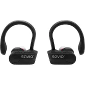 Savio TWS-03, Kabellos, Anrufe/Musik, 20 - 20000 Hz, 18,8 g, Kopfhörer, Schwarz