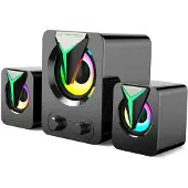 Esperanza EGS107 Lautsprecher 2.1 USB LED 5 W Schwarz