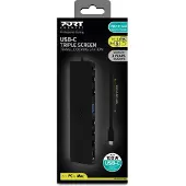 Port Designs 901906-W, Kabelgebunden, USB 3.2 Gen 2 (3.1 Gen 2) Type-C, 100 W, 1.4b, 1.2a, 3,5 mm