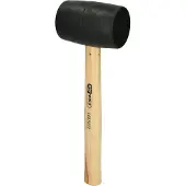 Ks Tools 140.5222, Schläger, Gummi, Holz, 31 cm, 560 g, 500 g