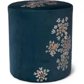 Essenza Hocker Lauren Pouf Indigo Blue (ø40 x 43 cm)