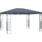 vidaXL Pavillon 400 x 300 cm Anthrazit